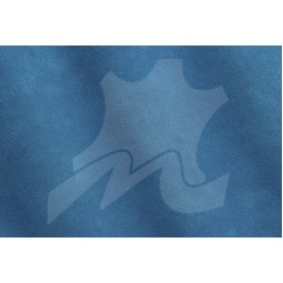 Спил-велюр VESUVIO блакитний TURQUOISE БІРЮЗА 1,2-1,4 Італія